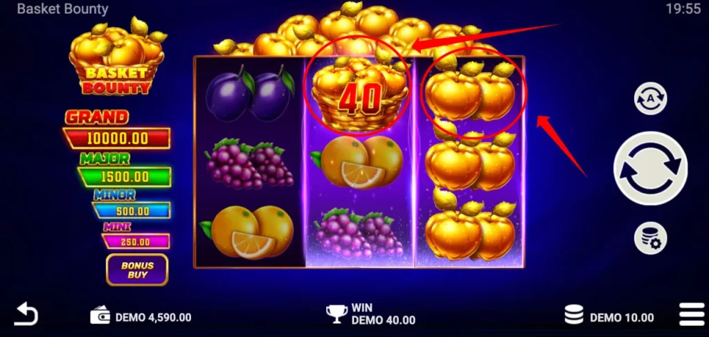 Apple Rush Im Hauptspiel